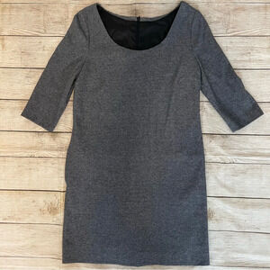 Peserico Blue Cotton Knit Dress Made in Italy Sz 10